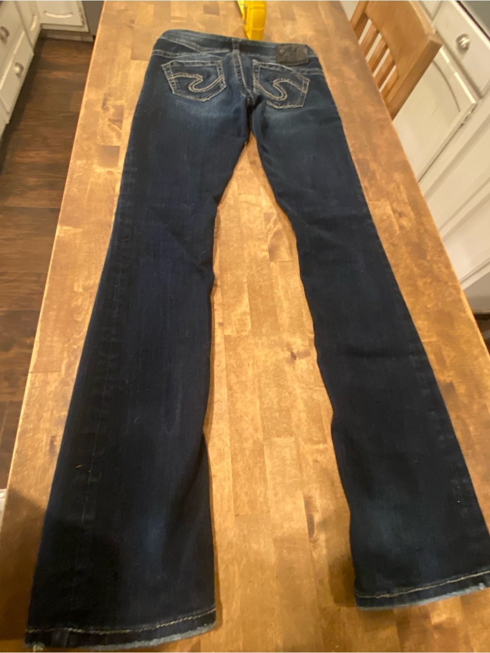Silver Jeans Women's Dark Blue Bootcut Jeans - Picture 7 of 8